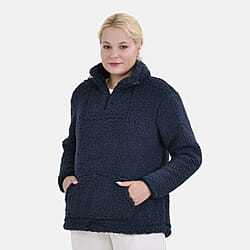 La Marey Half-Zip Sweatshirt with Kangaroo Pocket