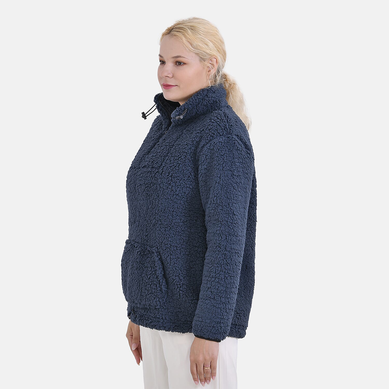 La Marey Half-Zip Sweatshirt with Kangaroo Pocket