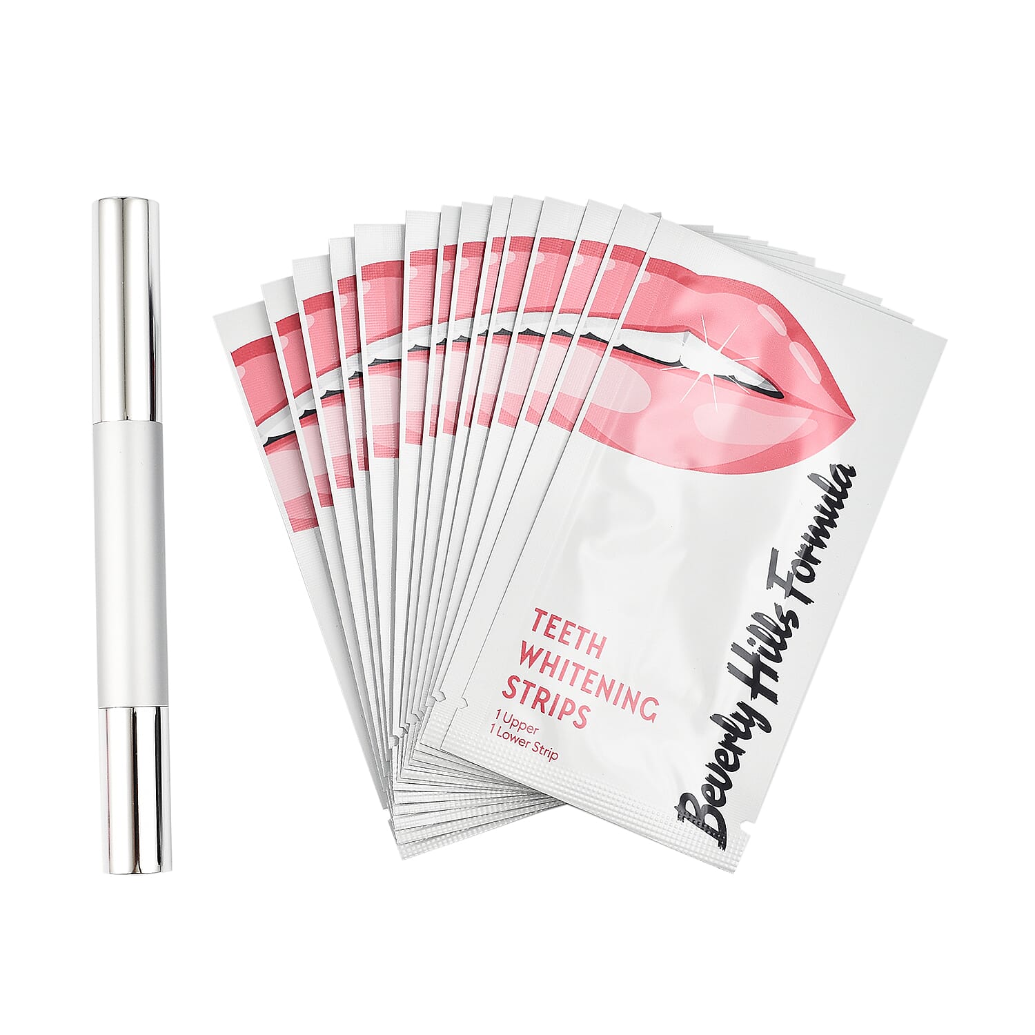 Beverly Hills Advanced 2 in 1 Teeth Whitening Kit - with 28 X Strips and Express Touch up Pen