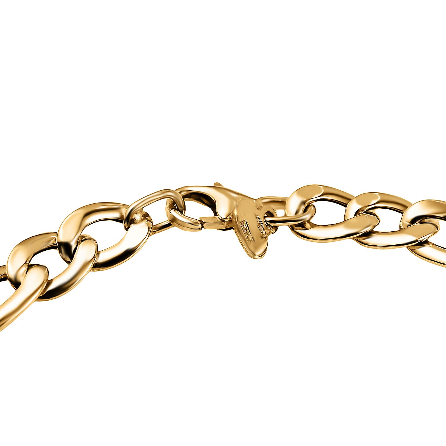 9K Yellow Gold Figaro Bracelet (Size - 8)