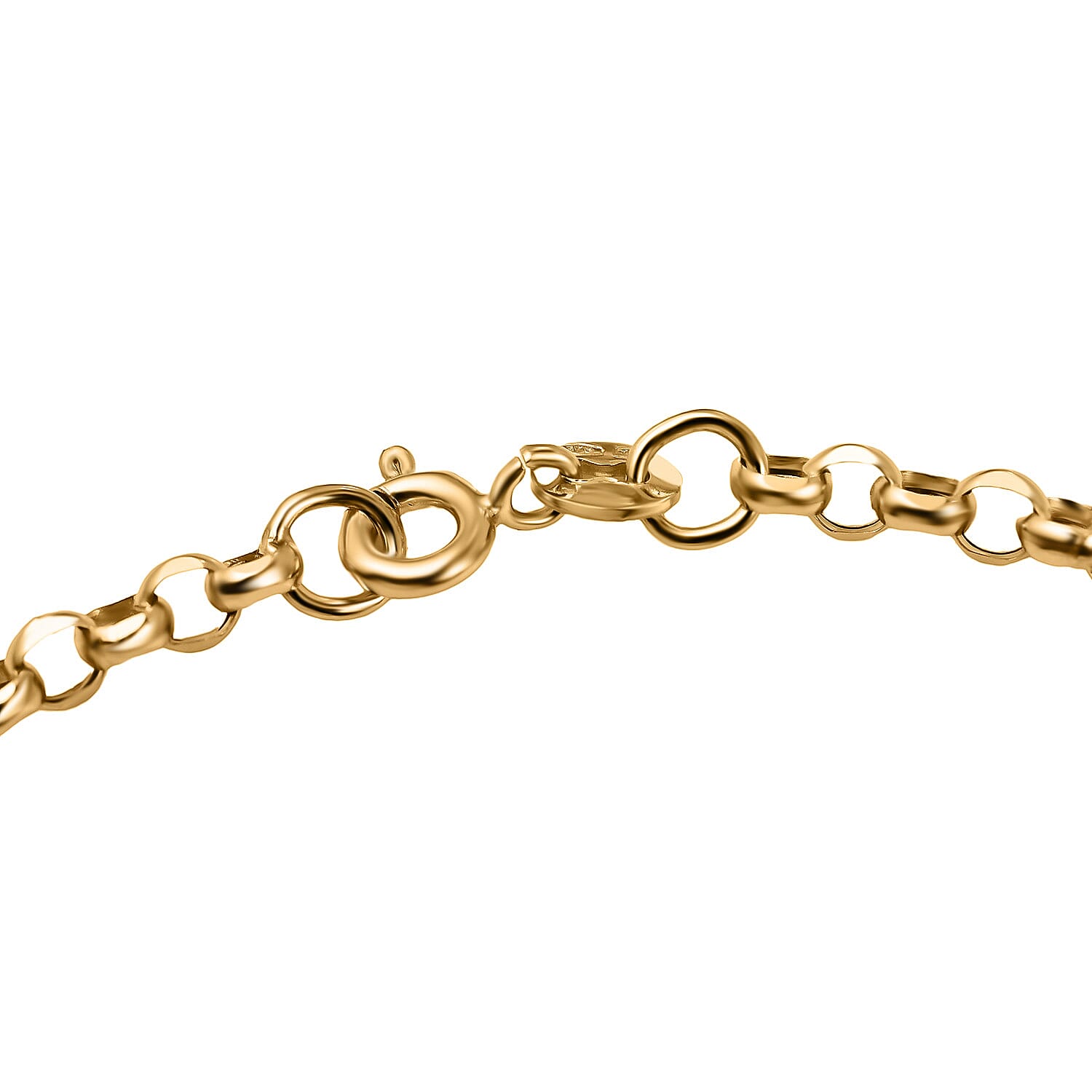 9K Yellow Gold Rolo Bracelet (Size - 7.5) Gold Wt 2.01 gms