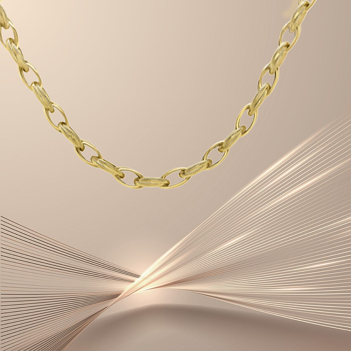 Designer Inspired  - 9K Yellow Gold  Necklace (Size - 18), Gold Wt. 13.50 Gms