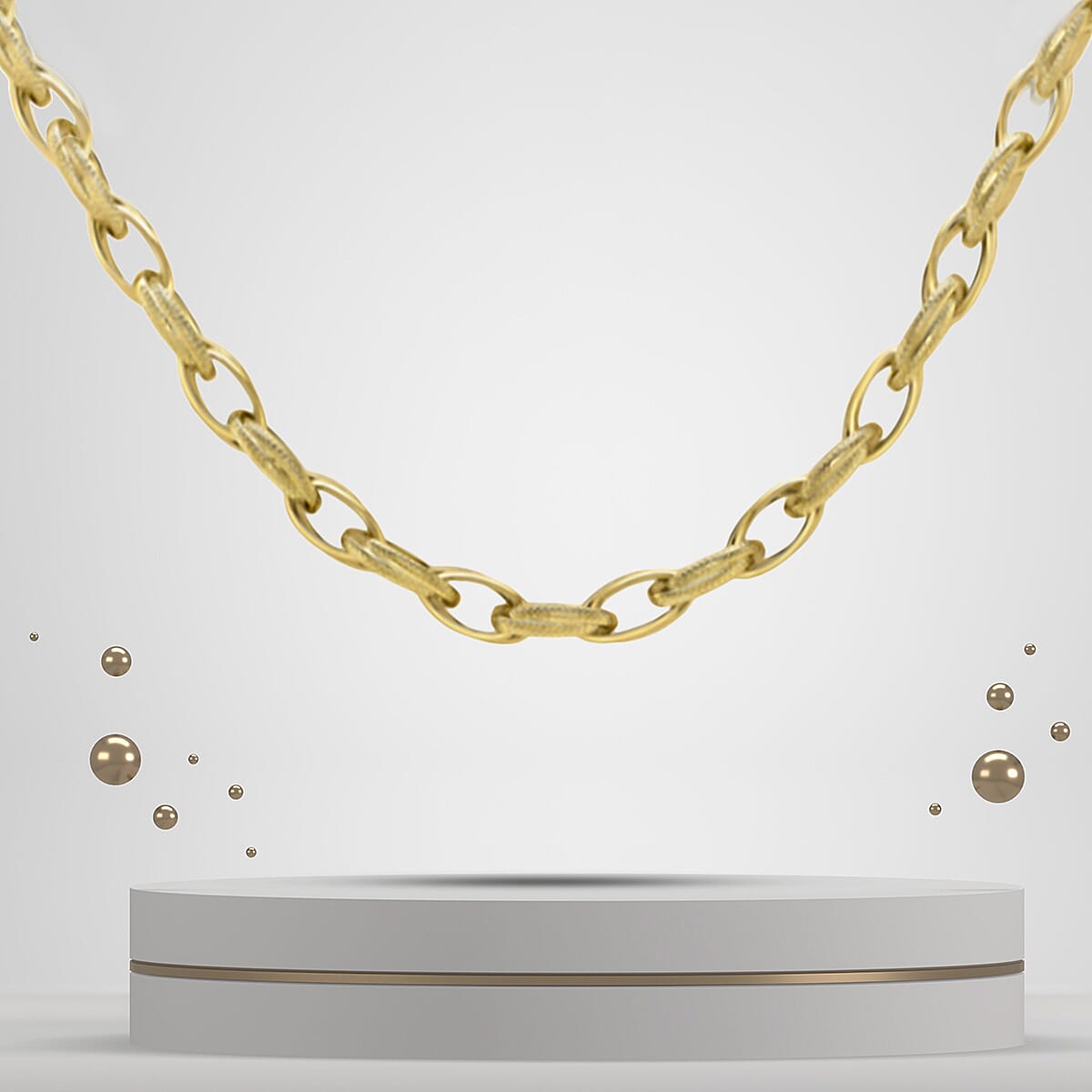 Designer Inspired  - 9K Yellow Gold  Necklace (Size - 18), Gold Wt. 13.50 Gms