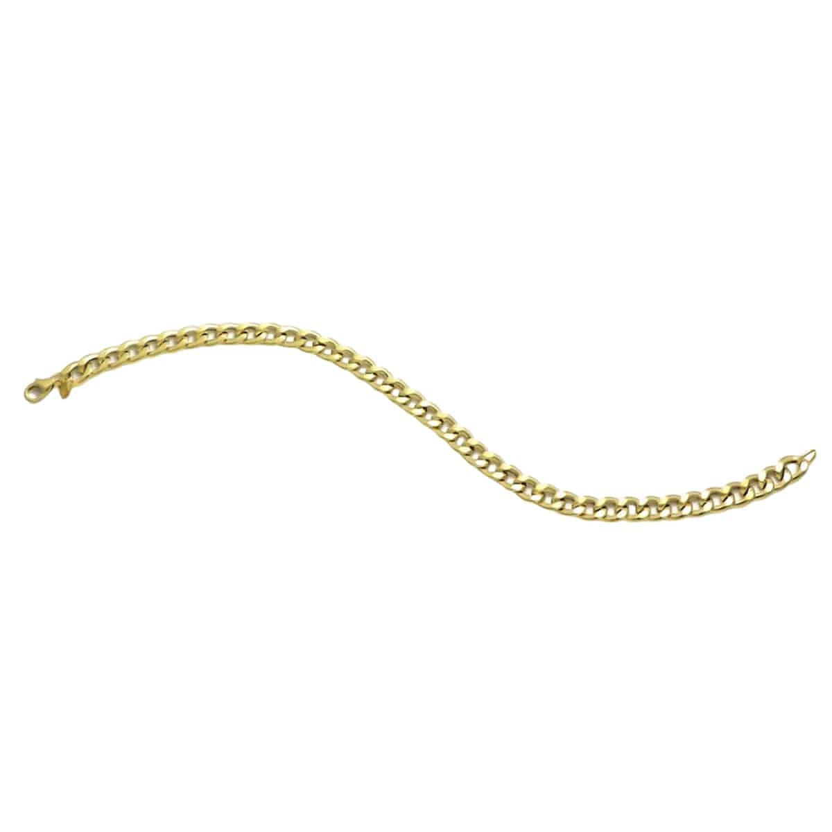 9K Yellow Gold Cuban Bracelet (Size - 8)