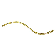 Maestro Collection - 9K Yellow Gold  Cuban Bracelet (Size - 8)
