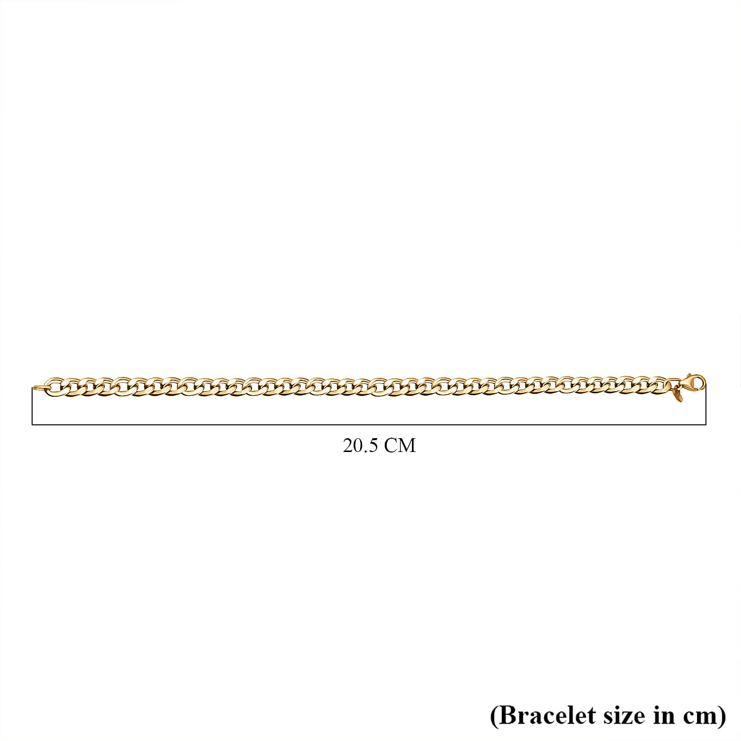 9K Yellow Gold Cuban Bracelet (Size - 8)