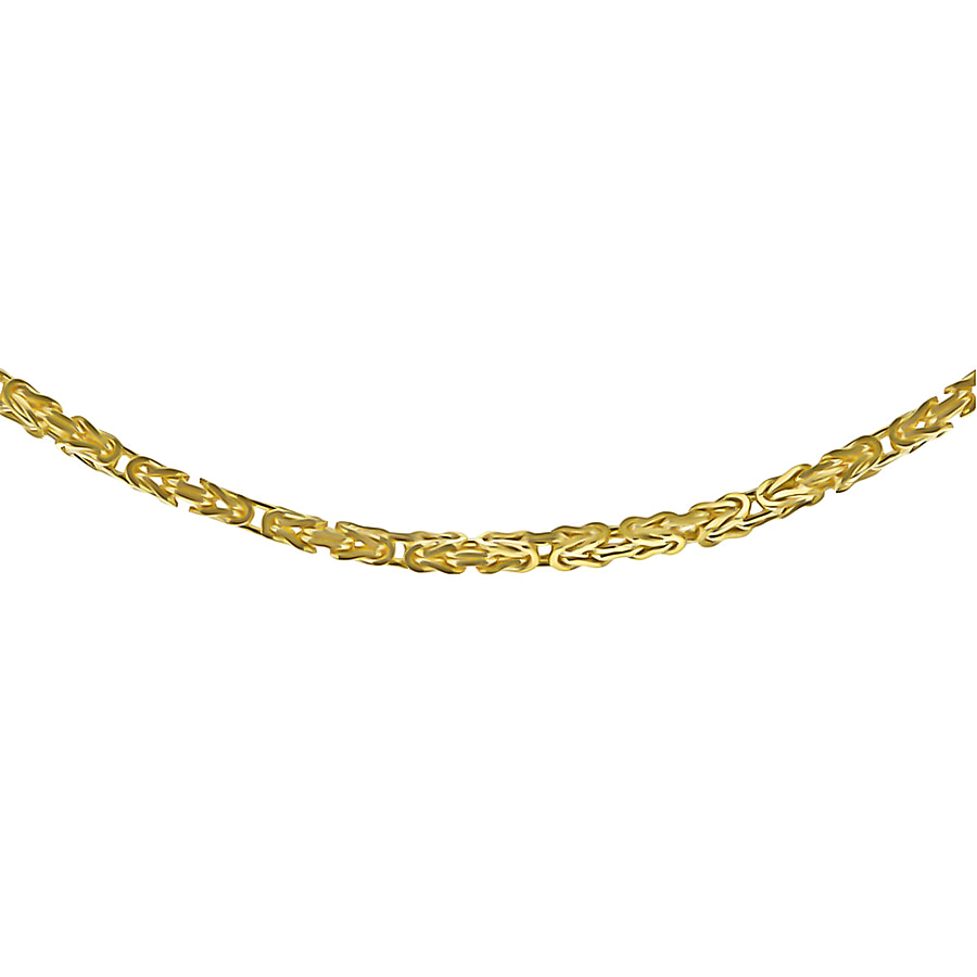 Vicenza Mega Deal- Offer Only Price- 9K Yellow Gold Byzantine Necklace (Size - 18), Gold Wt 9.45 Gms