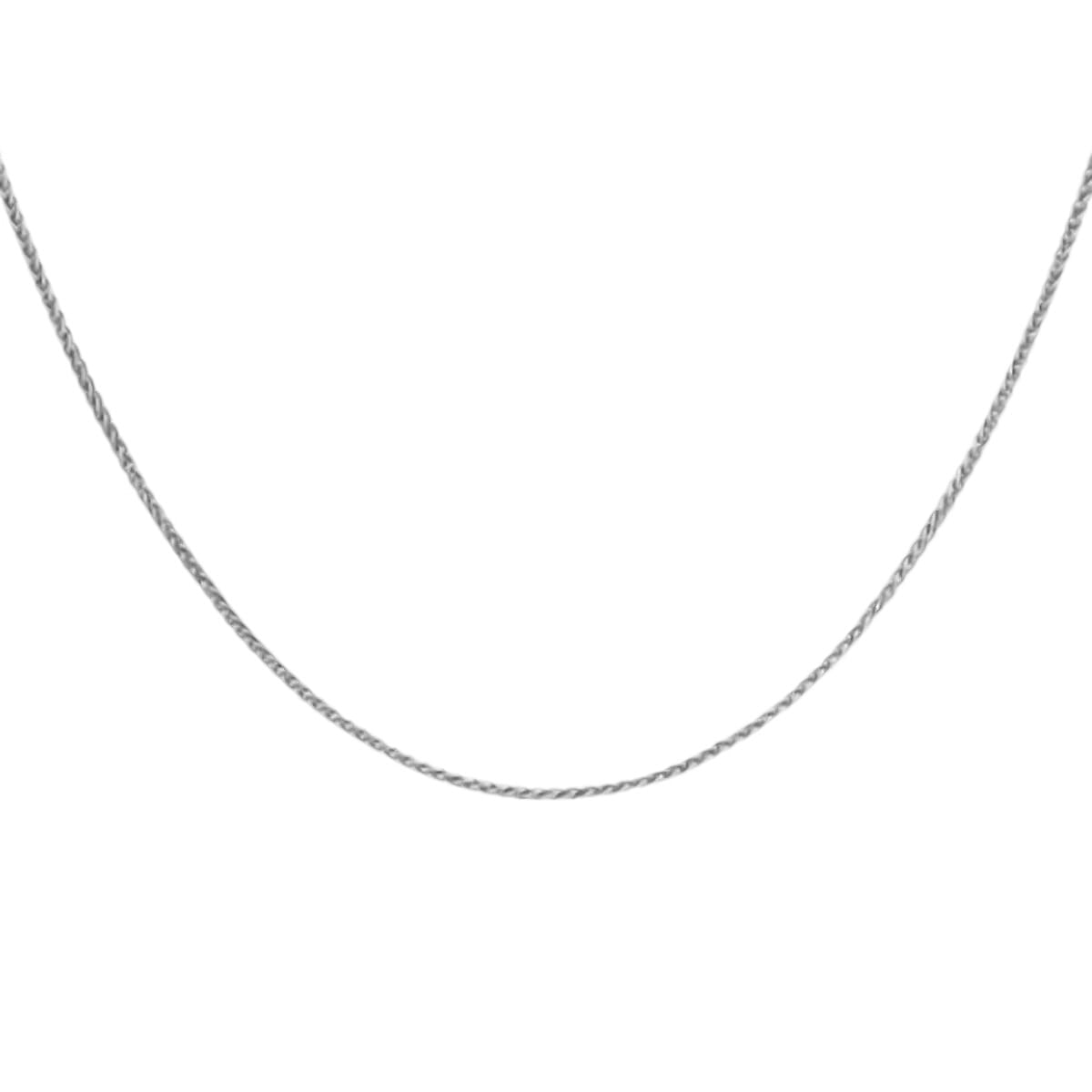 950 Platinum Spiga Chain (Size - 16), Platinum Wt. 3.5 Gms