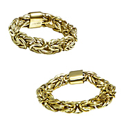 Super Find - Maestro Collection - 9K Yellow Gold Byzantine Ring