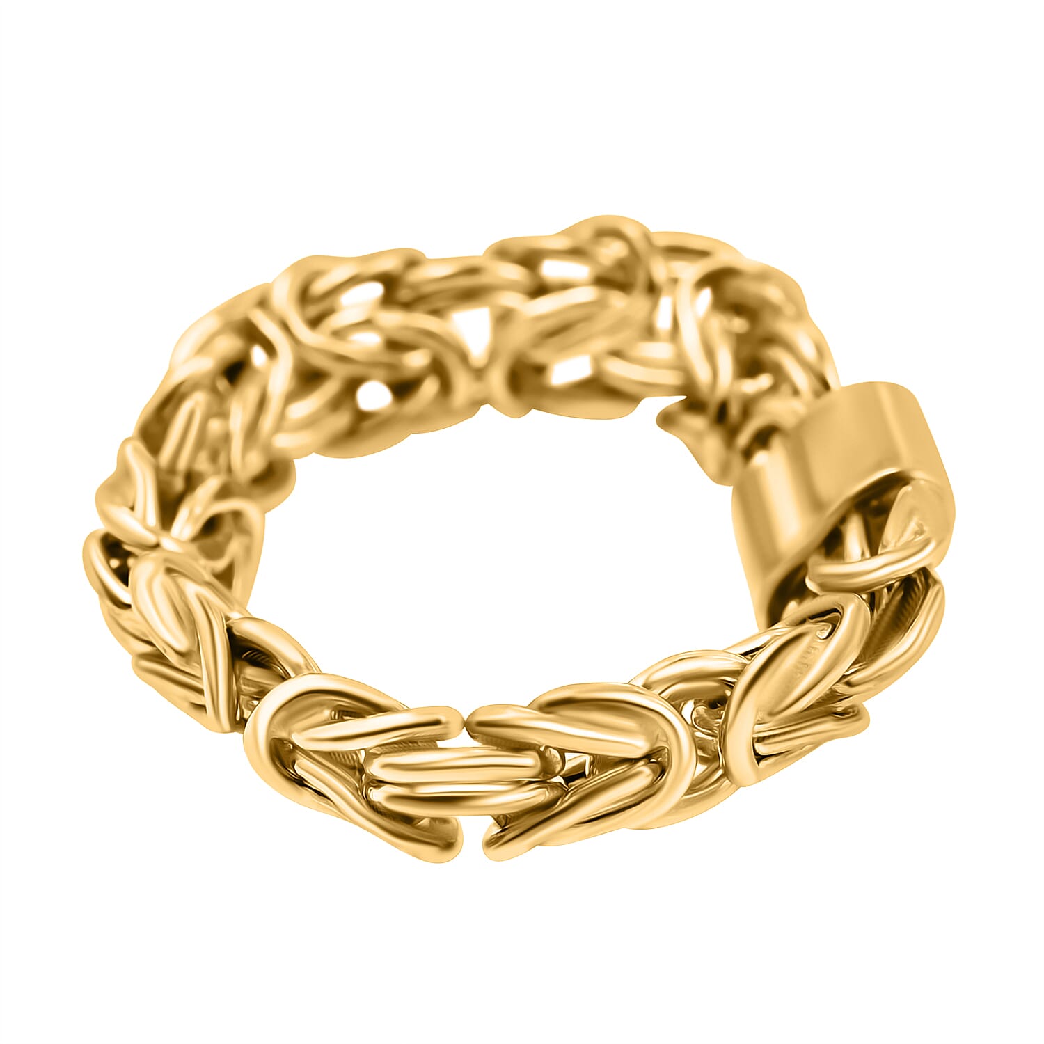 Maestro Collection - 9K Yellow Gold Byzantine Ring