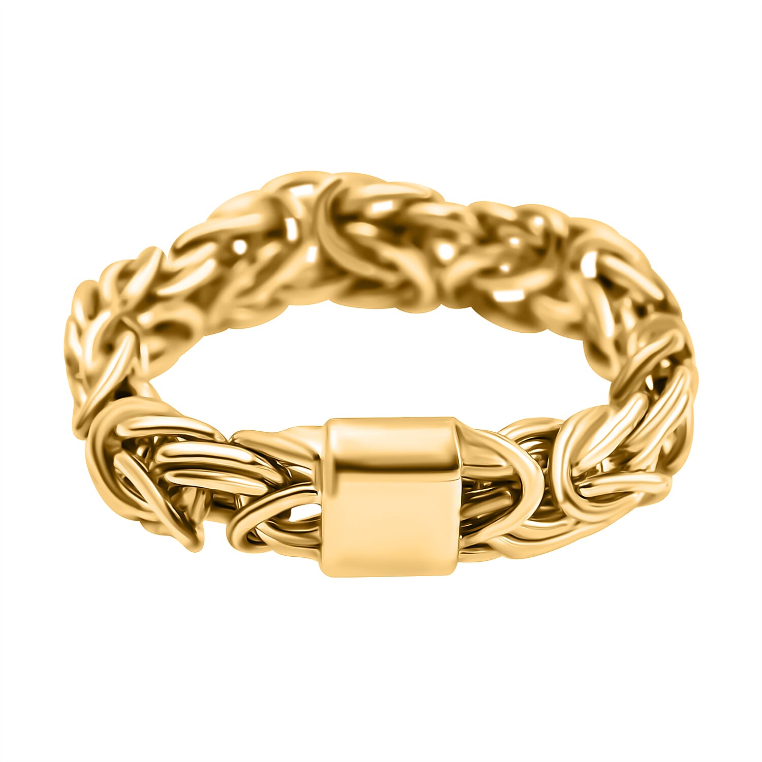 Maestro Collection - 9K Yellow Gold Byzantine Ring