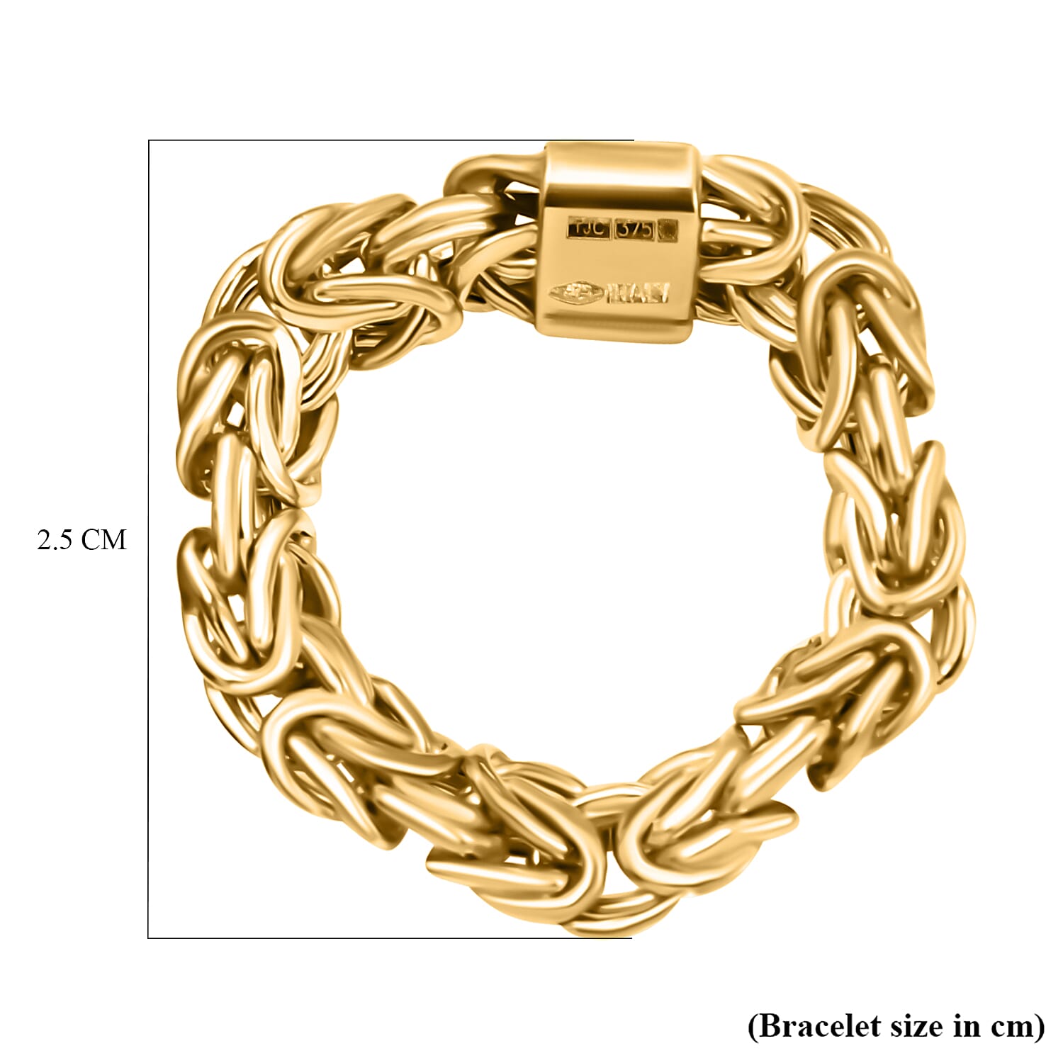 Maestro Collection - 9K Yellow Gold Byzantine Ring