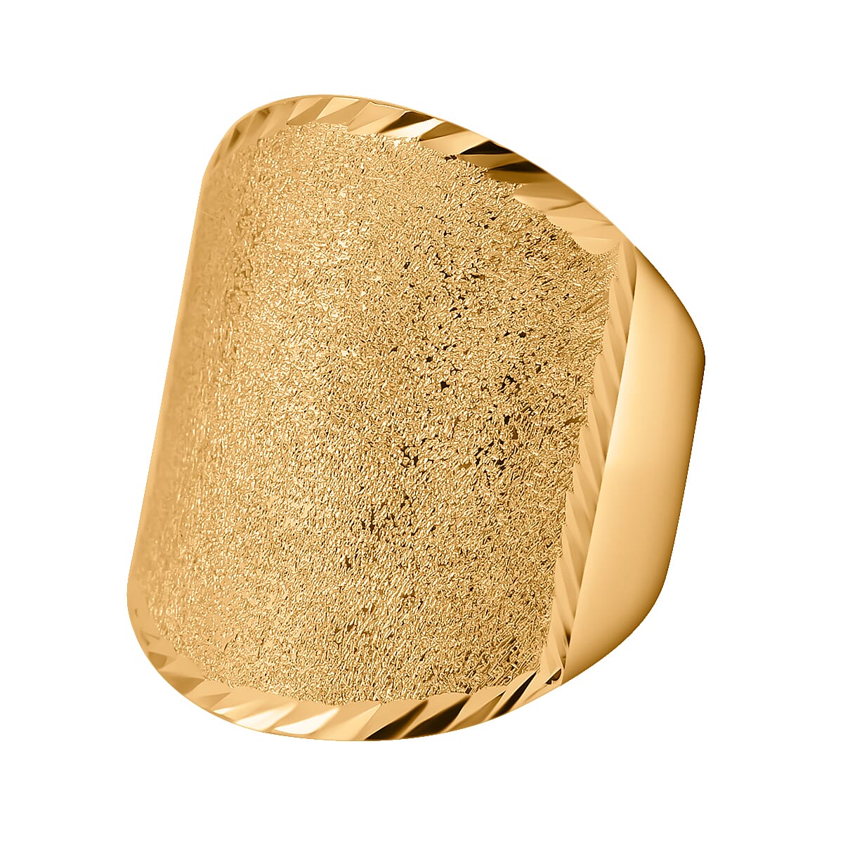 Maestro Collection - 9K Yellow Gold Tapered Wide Band Ring