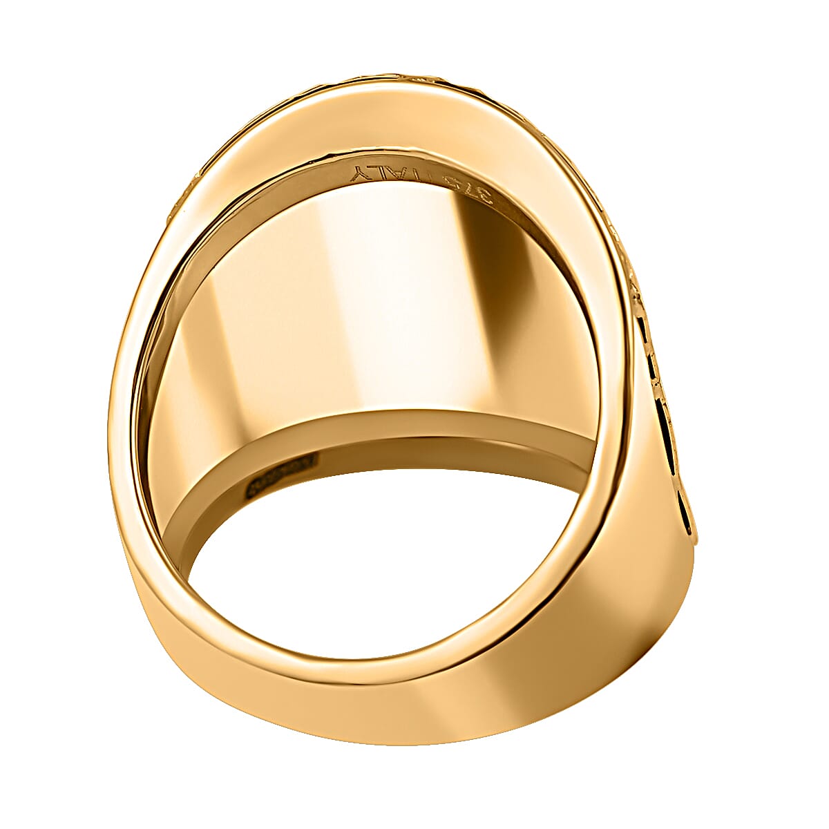 Maestro Collection - 9K Yellow Gold Tapered Wide Band Ring