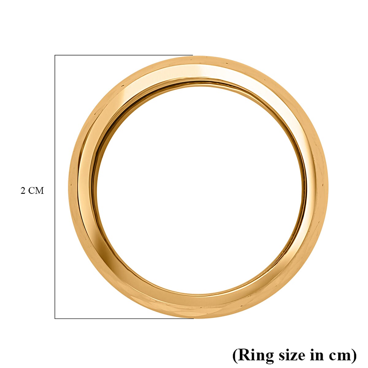 Maestro Collection - 9K Yellow Gold High Polished Wide Band Ring