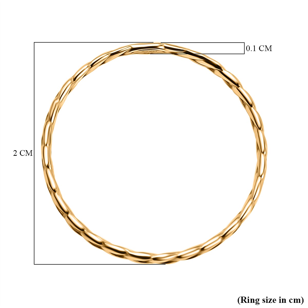 Maestro Collection - 9K Yellow Gold Velvet Grumetta Cuban Ring