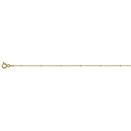 Italian Closeout Deal - Gold Overlay Sterling Silver New Light Diamond Cut Cube Chain (Size - 24)