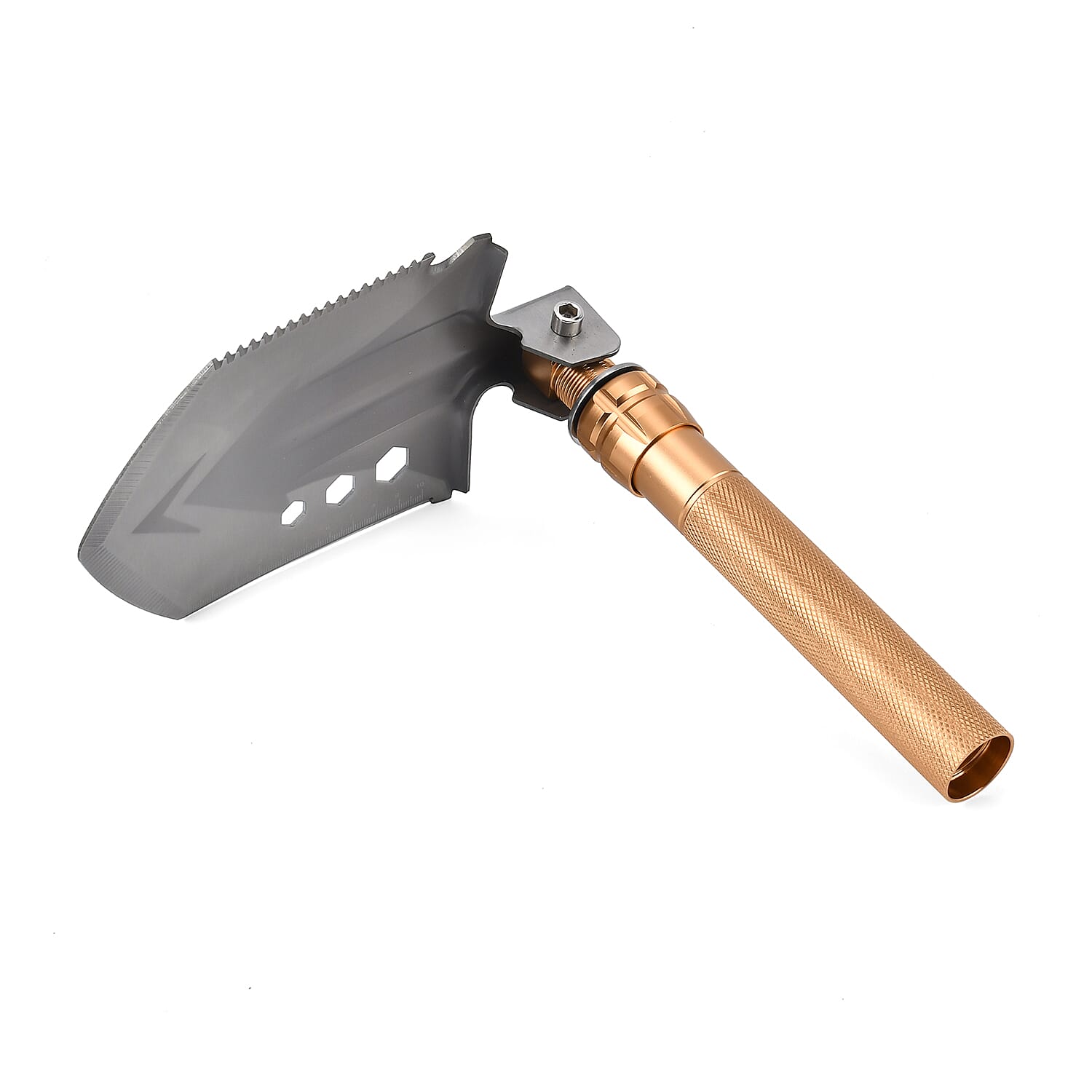 Foldable Survival Shovel with Kit - Gold - Silver