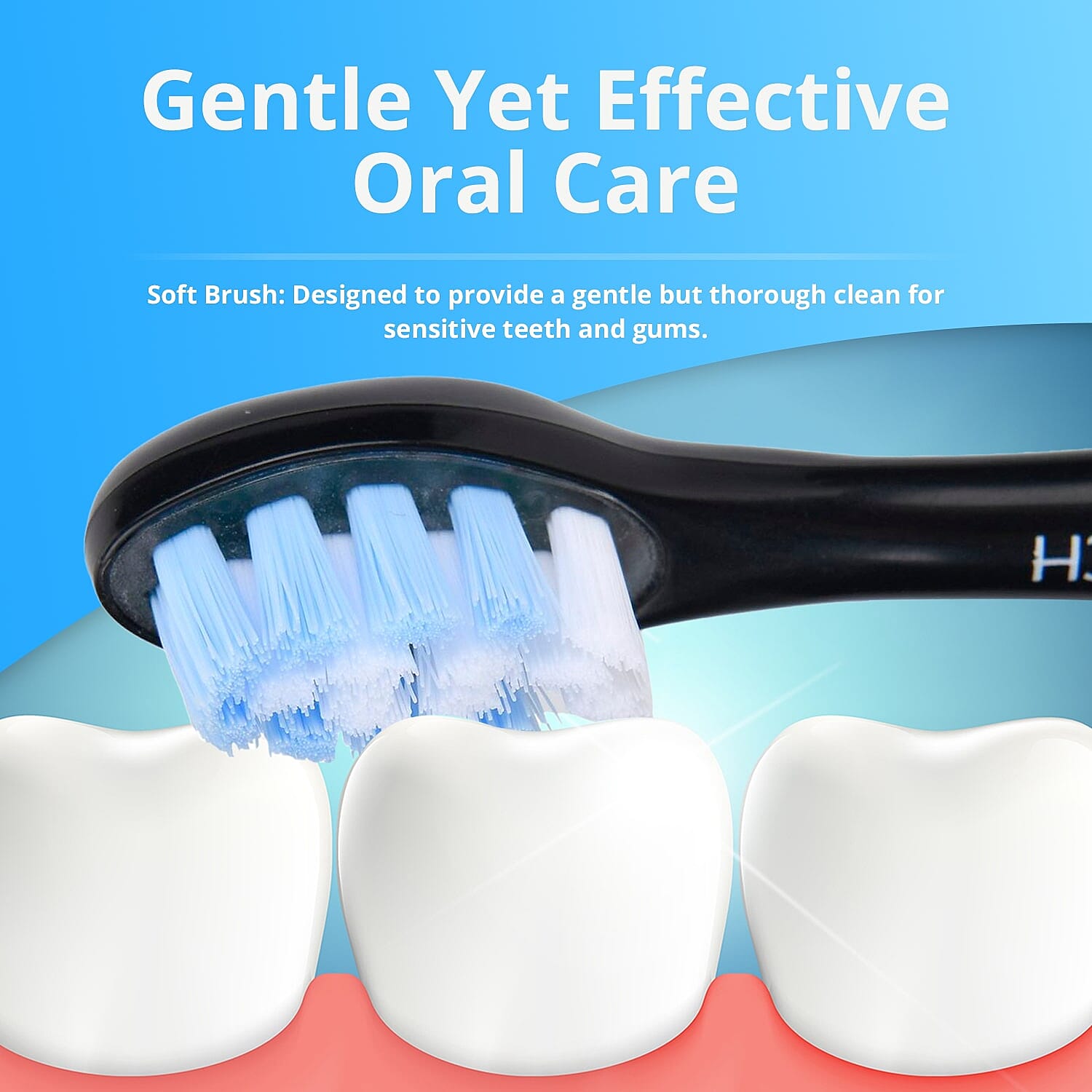 New Launch Beautech LED Rechargeable Toothbrush With Blue & Red Light & Normal Head