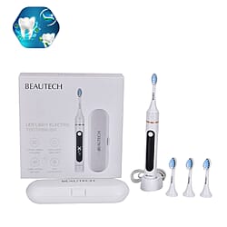 New Launch Beautech LED Rechargeable Toothbrush With Blue & Red Light & Normal Head