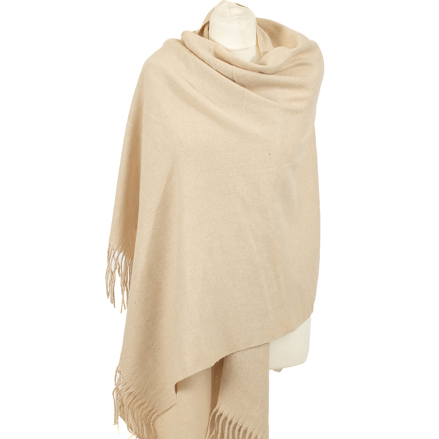 Winter Special - Woven Scarf (One Size) - Brown