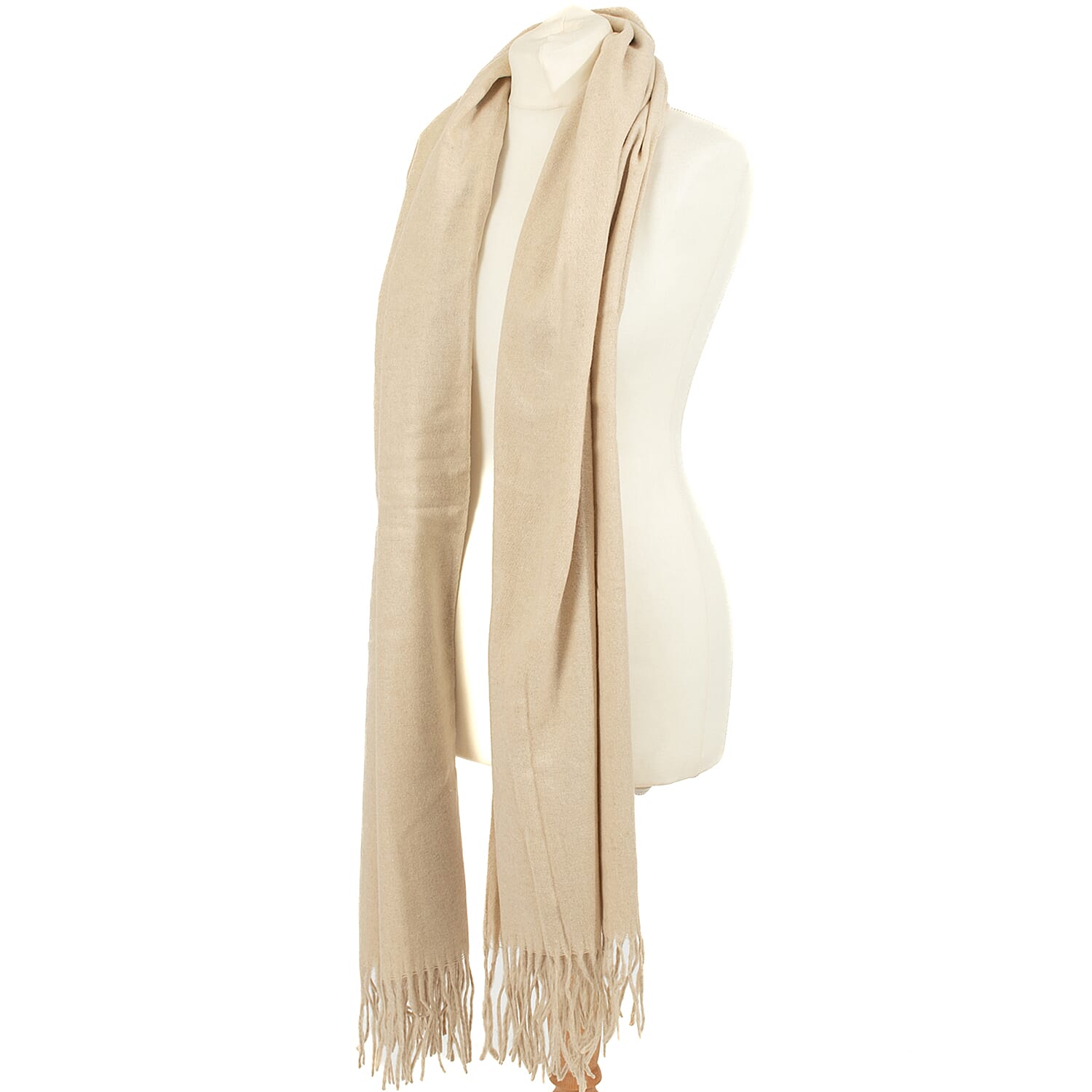 Winter Special - Woven Scarf (One Size) - Brown