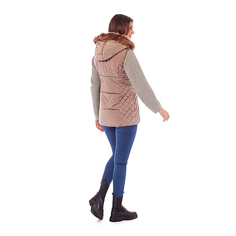 Charlotte West - HARLEY Gilet (Size-12)  - Champagne