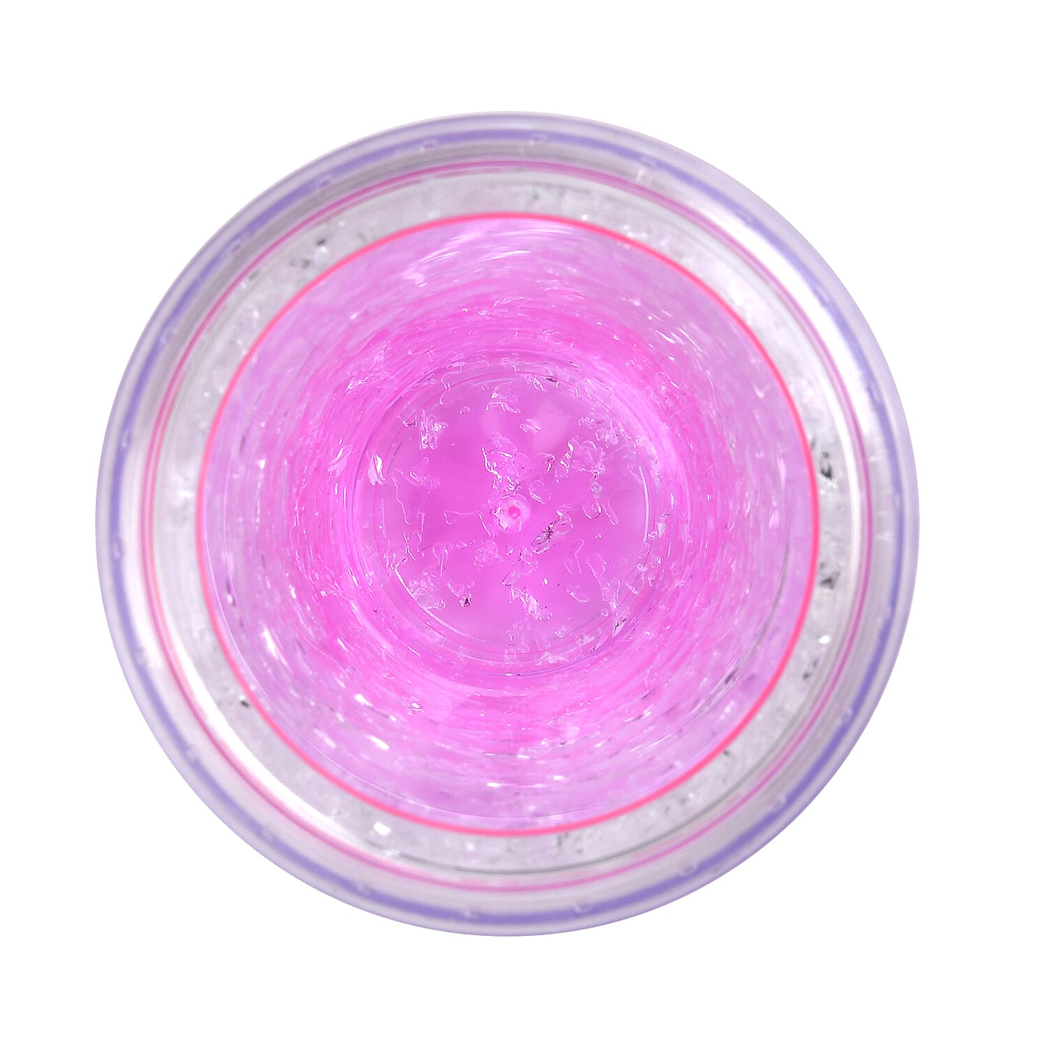 Double Wall Ice Crack Tumbler with Lid and Straw 600ml - Pink