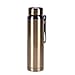 Double Wall Thermos Cup with Stainless Steel Filter and Lanyard 1000ml - Gold