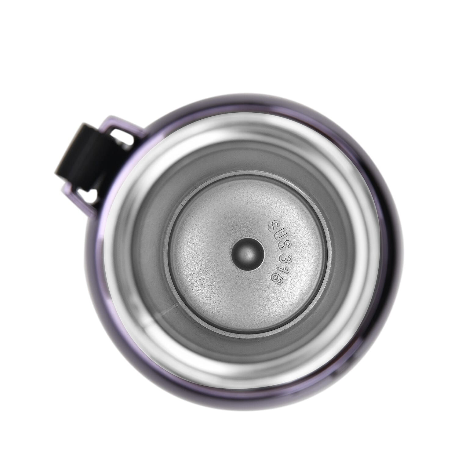 Double Wall Thermos Cup with Stainless Steel Filter and Lanyard 1000ml - Gold