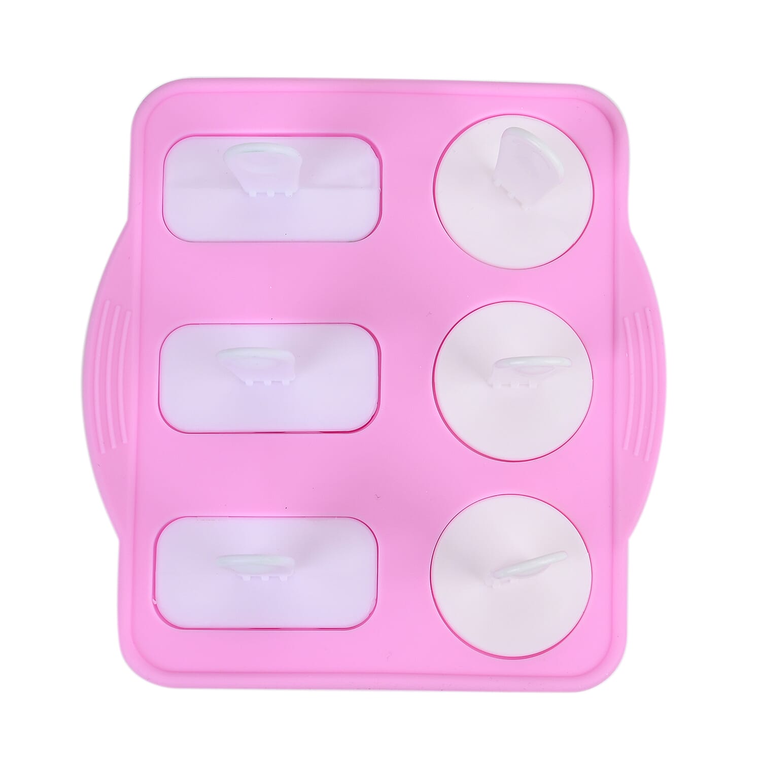 Set of 6 Ice Pop Moulds - Pink