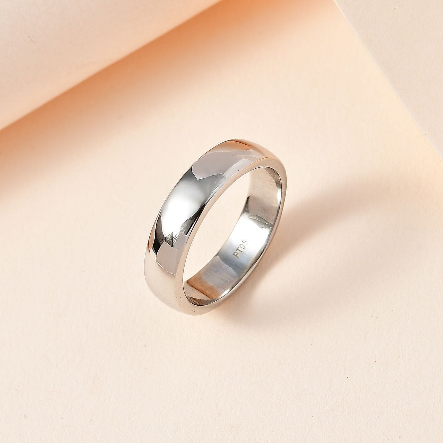 RHAPSODY 950 Platinum Band Ring, Platinum Wt. 7.35 Gms