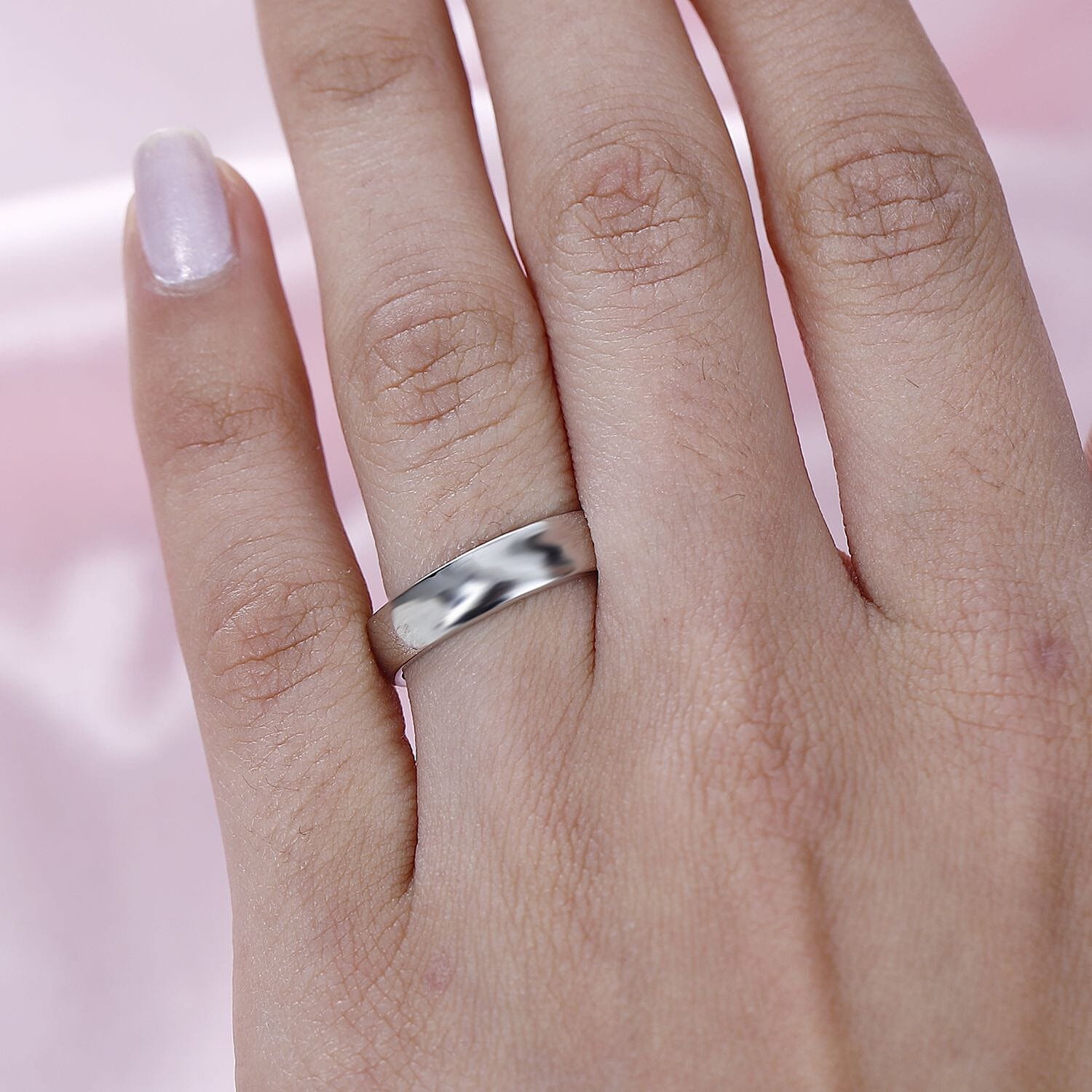 RHAPSODY 950 Platinum Band Ring, Platinum Wt. 7.35 Gms