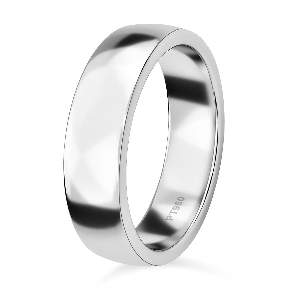 RHAPSODY 950 Platinum Band Ring, Platinum Wt. 7.35 Gms