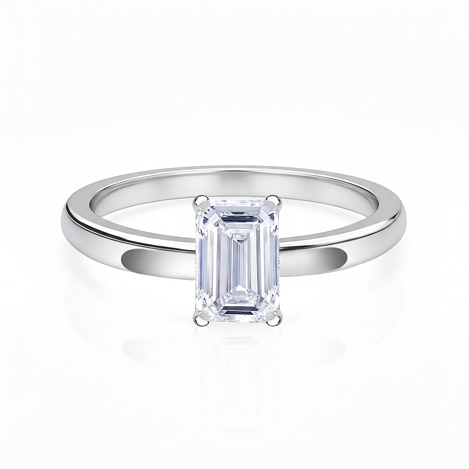 LUXURIANT 1 Carat Lab Grown Diamond Solitaire Ring in 950 Platinum