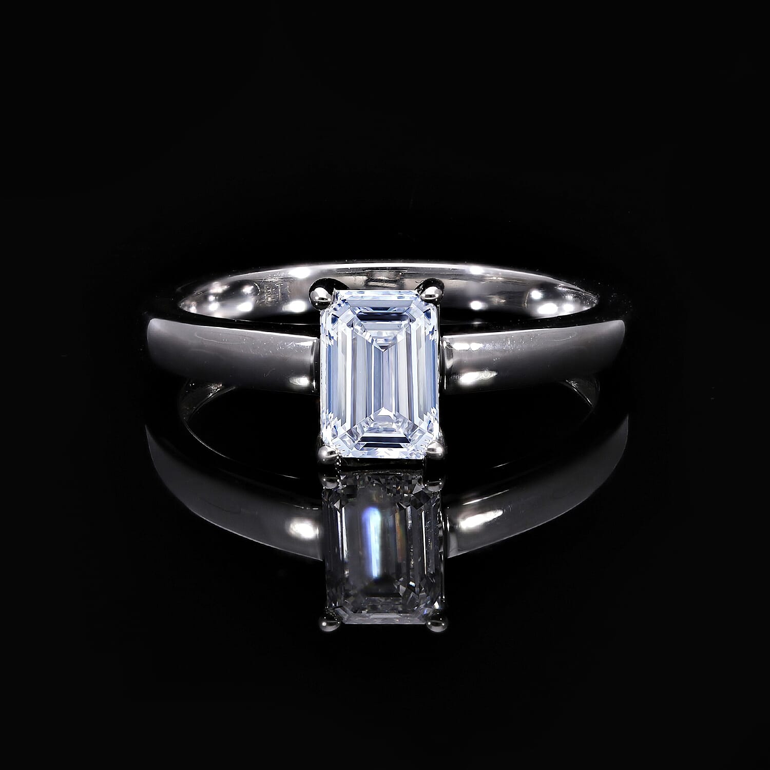 LUXURIANT 1 Carat Lab Grown Diamond Solitaire Ring in 950 Platinum