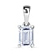 LUXURIANT 950 Platinum SGL Certified Lab Grown Diamond (VS-E/F) Solitaire Pendant 1.02 Ct.