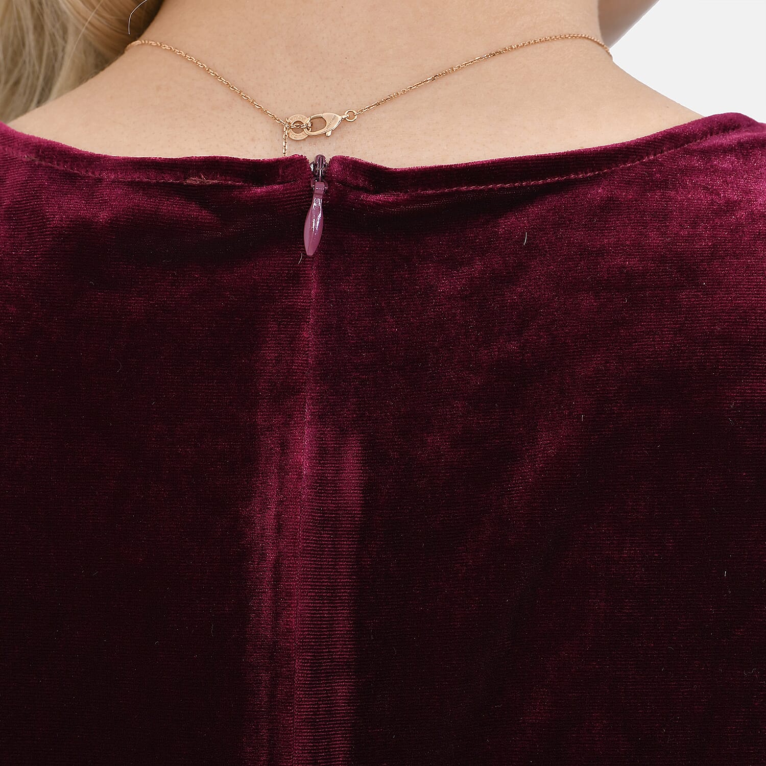 TAMSY Velvet Womens Midi Dress