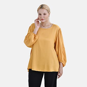 https://tjcuk.sirv.com/Products/77/2/7724955/Tamsy-Viscose-Solid-Top-Size-70x1-cm-Yellow-Light-Green_7724955_3.jpg?w=342&h=342