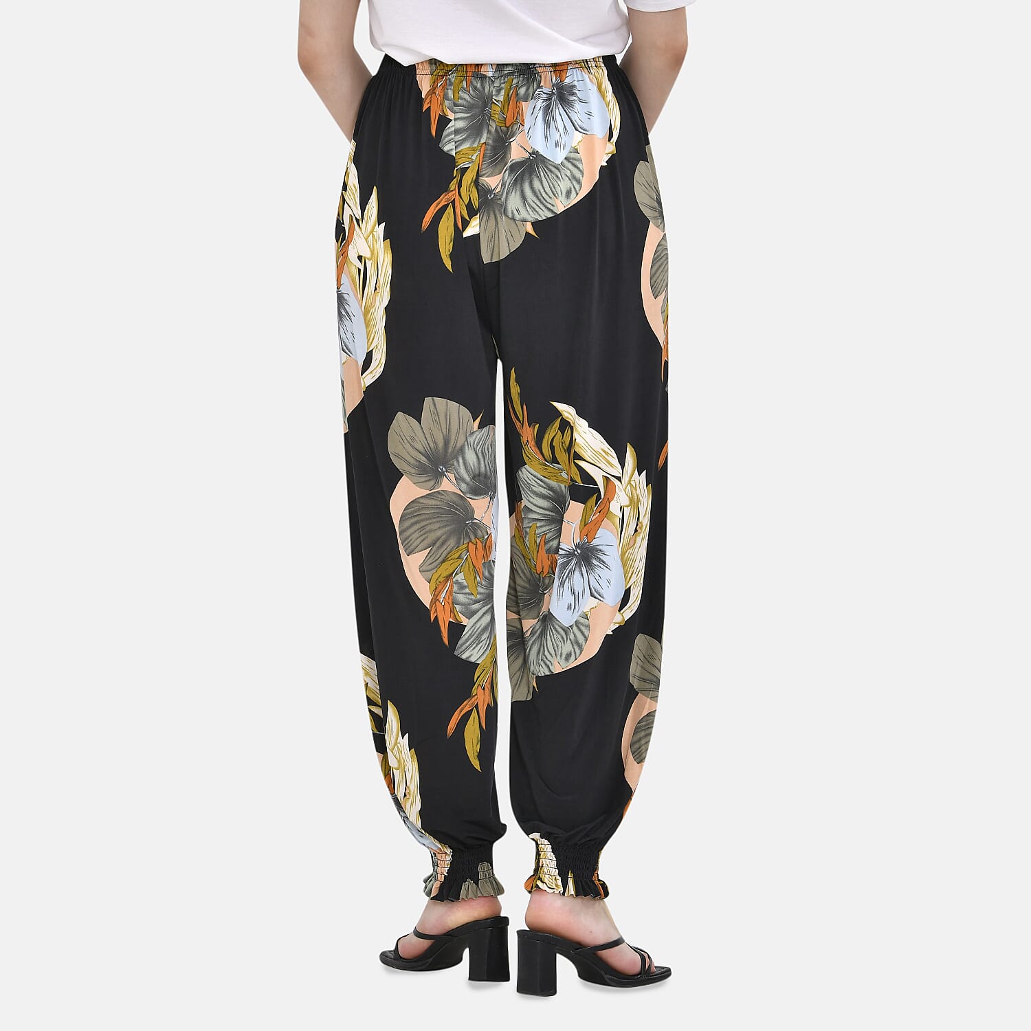 TAMSY Elastic Waist Band Trousers