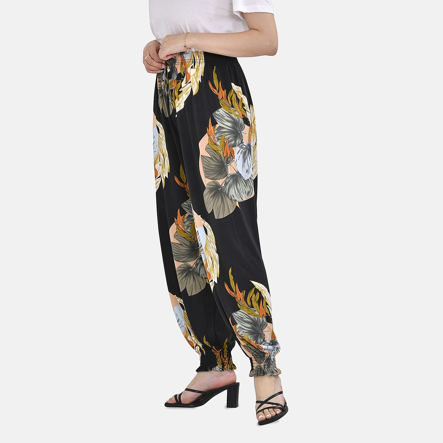 TAMSY Elastic Waist Band Trousers