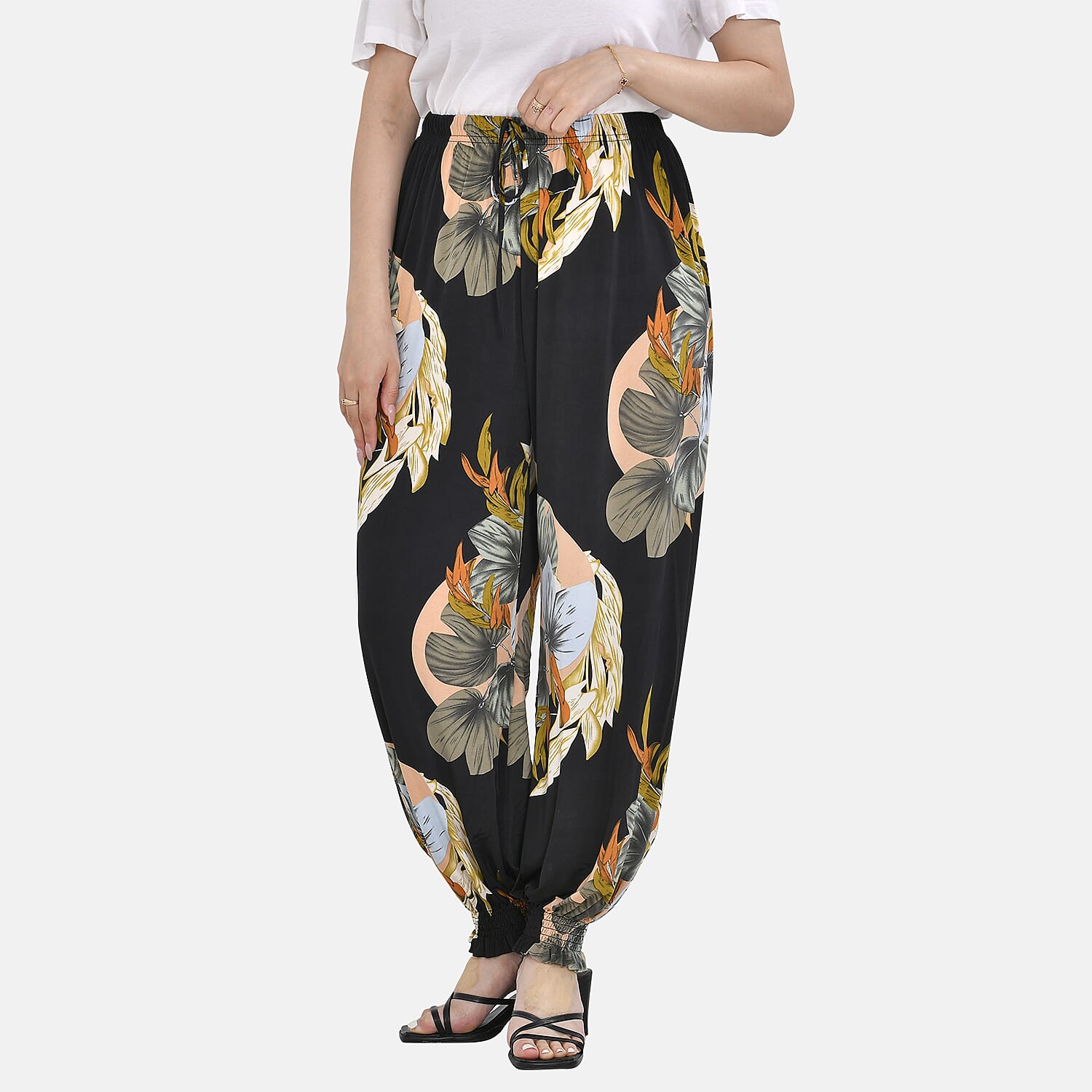 TAMSY Elastic Waist Band Trousers