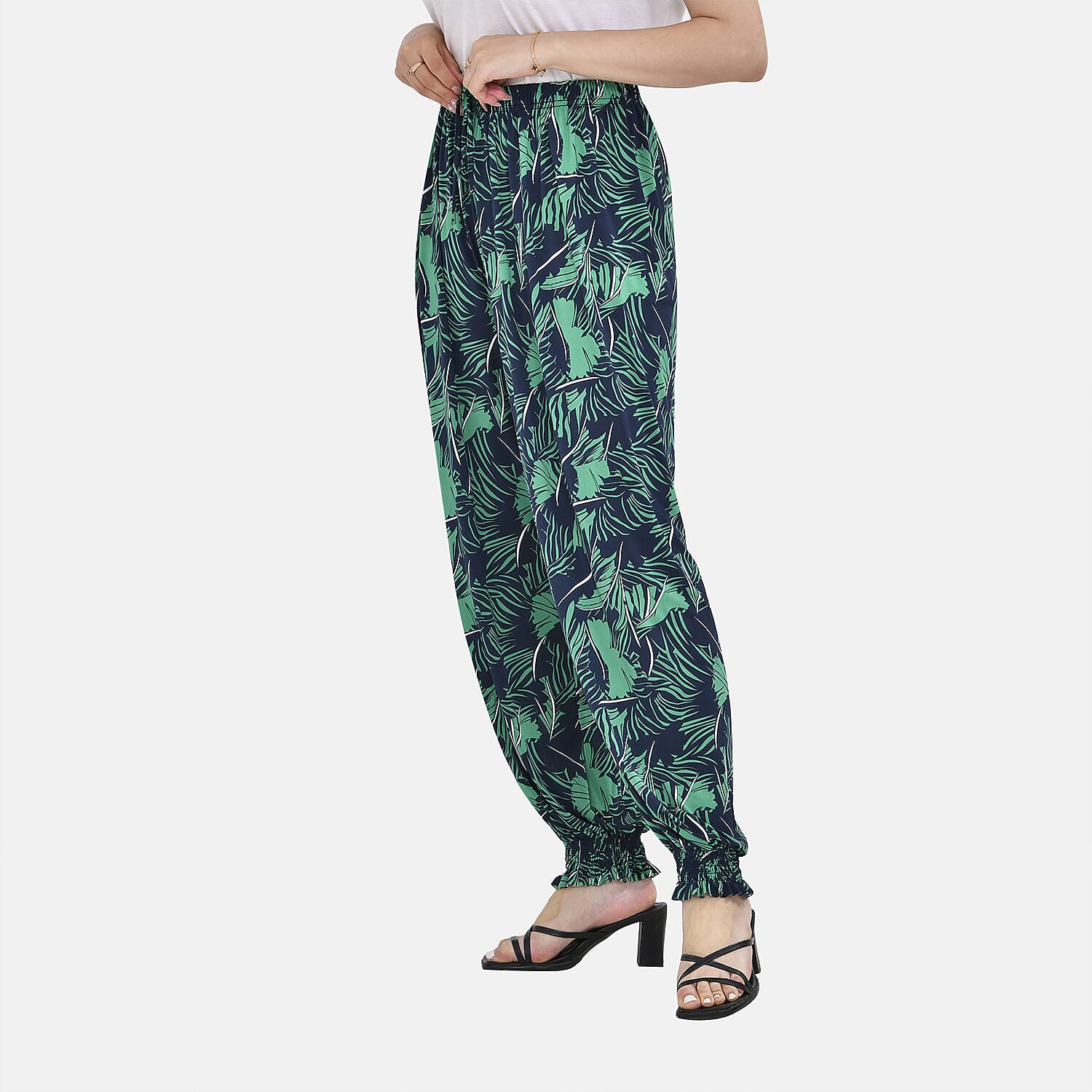 TAMSY Elastic Waist Band Trousers