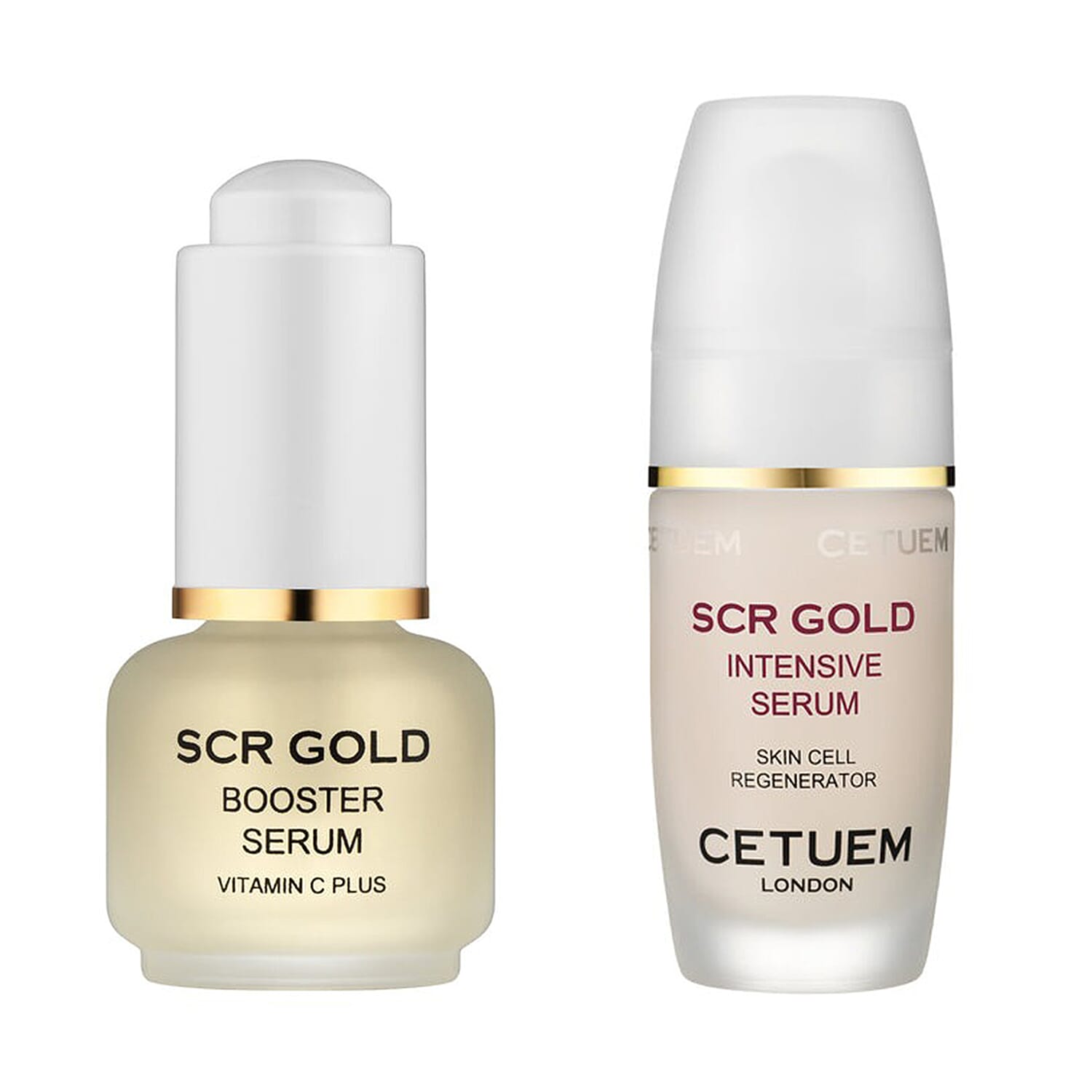 Cetuem Serum Duo Bundle (Incl. SCR Intensive Serum 50ml with Booster Serum 15ml)
