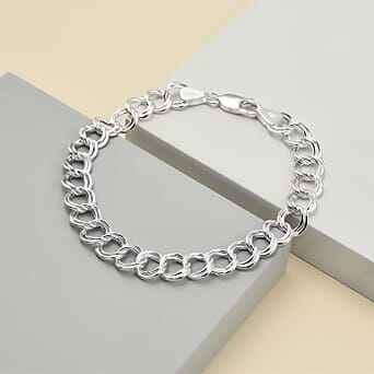 https://tjcuk.sirv.com/Products/77/2/7725062/Mega-NY-close-Out-Deal-Sterling-Silver-Double-Curb-Bracelet-Size-7-5_7725062_1.jpg?w=342&h=342