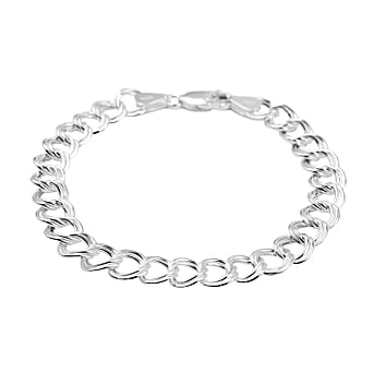 https://tjcuk.sirv.com/Products/77/2/7725062/Mega-NY-close-Out-Deal-Sterling-Silver-Double-Curb-Bracelet-Size-7-5_7725062_2.jpg?w=342&h=342