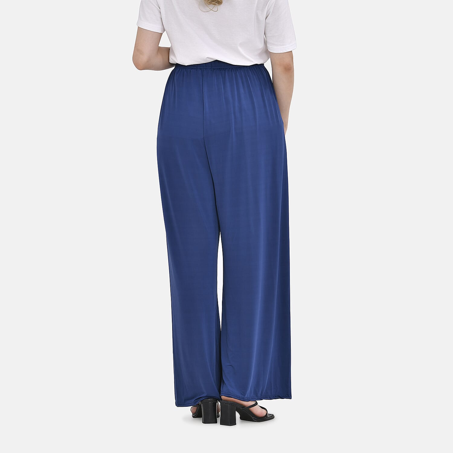 Tamsy Solid Trouser (One Size, 8-18) - Blue