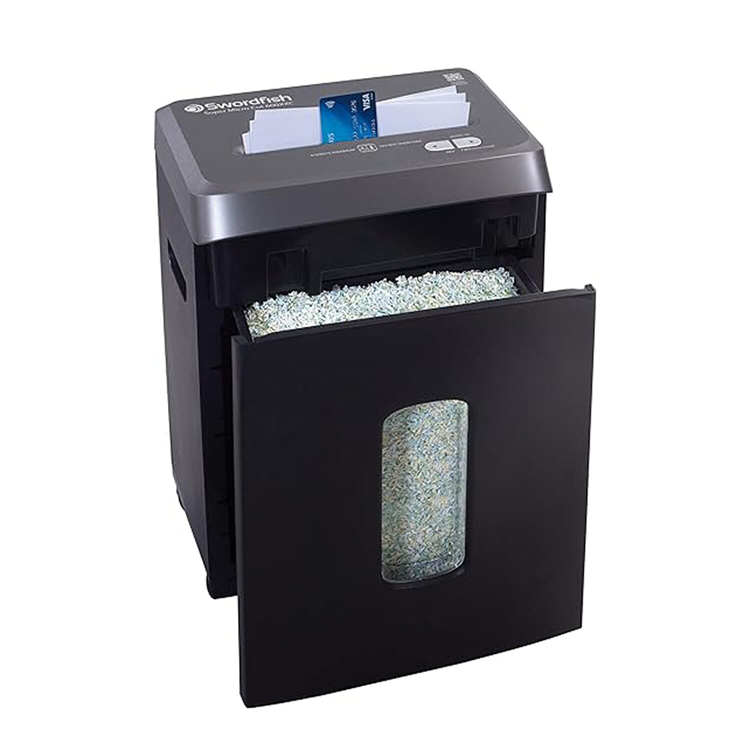 Swordfish 600XXC Super Micro Cross Cut Shredder with 6 Sheet Capacity - Black