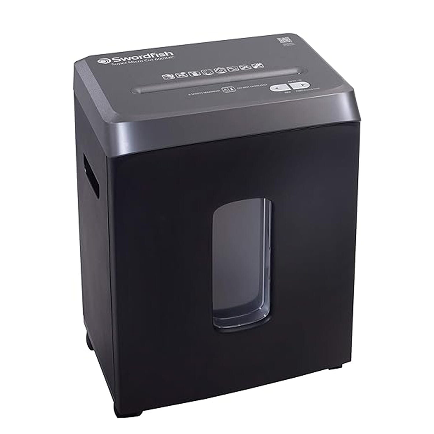 Swordfish 600XXC Super Micro Cross Cut Shredder with 6 Sheet Capacity - Black