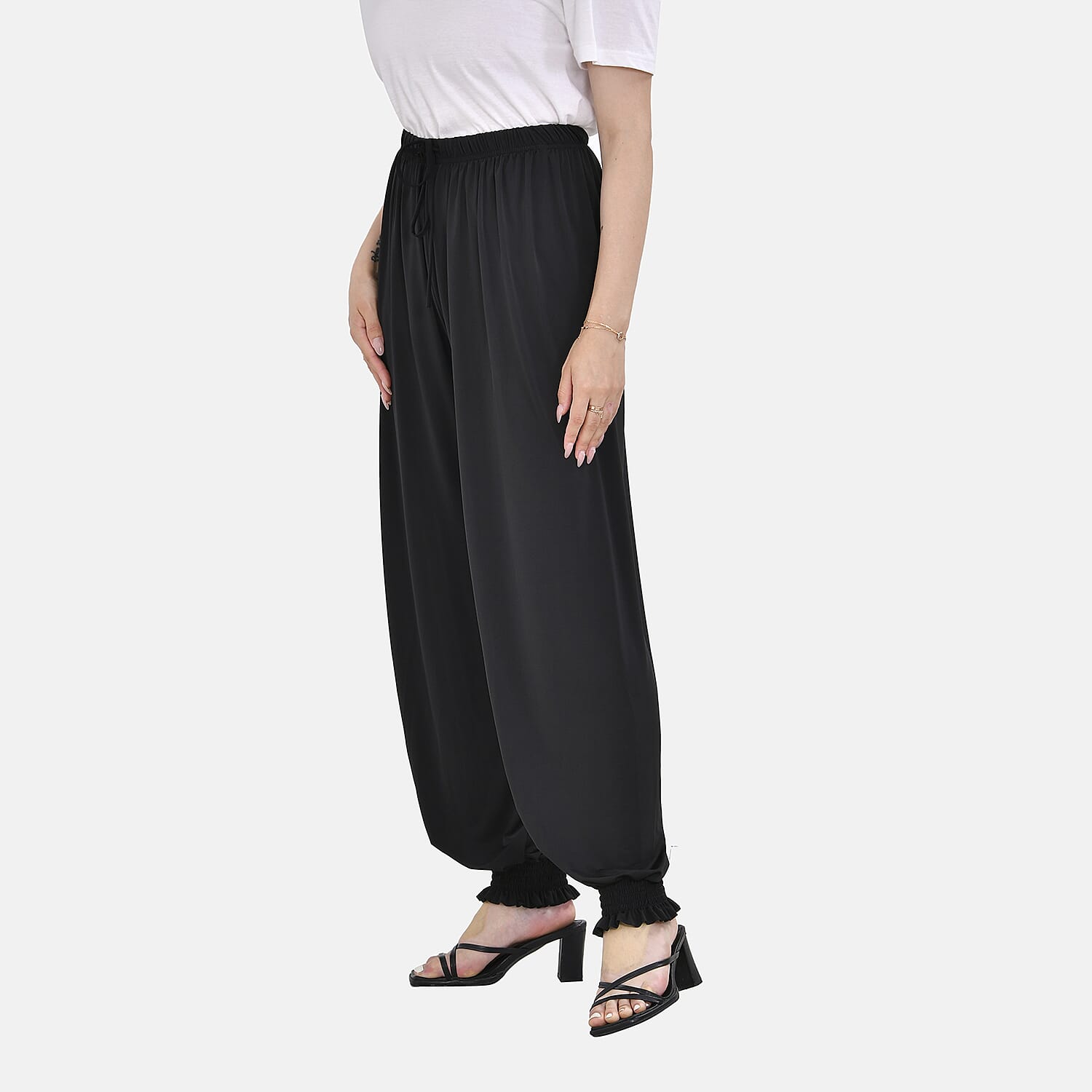 Tamsy Solid Trouser - Black